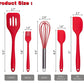 Kids Cooking Utensils Set - 5-Piece Kids Kitchen Tools - Safe Kids Baking Set - Food Grade Toddler Chef Supplies - Gender Neutral Silicone Cookware Kit With Spatula