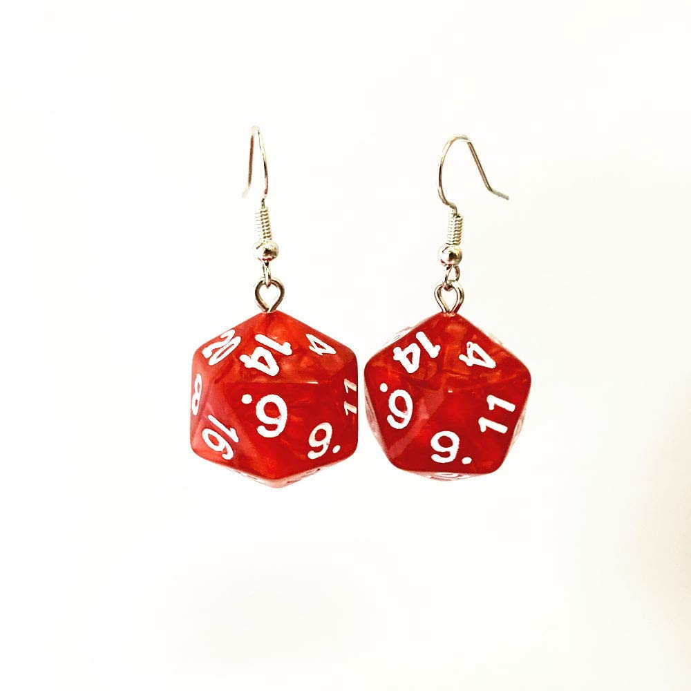 Game Dunge RPG TTRPG Polyhedral Dragons Master Earrings Gifts for Women Teens Adults(1)