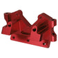 Hobbypark Aluminum Front Bulkhead Upgrade Parts for 1/10 Traxxas Slash 2WD Rustler Stampede Bandit Replace 2530 2530A, Red Anodi