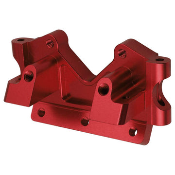Hobbypark Aluminum Front Bulkhead Upgrade Parts for 1/10 Traxxas Slash 2WD Rustler Stampede Bandit Replace 2530 2530A, Red Anodi