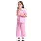 Lontakids Kids Animal Doctor Role Play Costume Veterinarian Pretend Play Dress Up Set With Medical Kit (3-6 Years, Pink)
