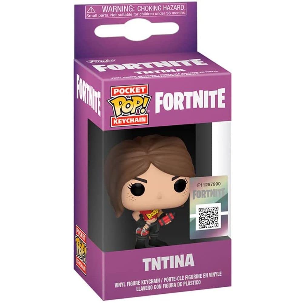 Funko Pop! Keychain: Fortnite - Tntina, Multicolor