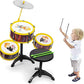 Glan Musical Drum Set Toy With 5 Drums And 2 Stick Cymbal For Kids Boys And Girls