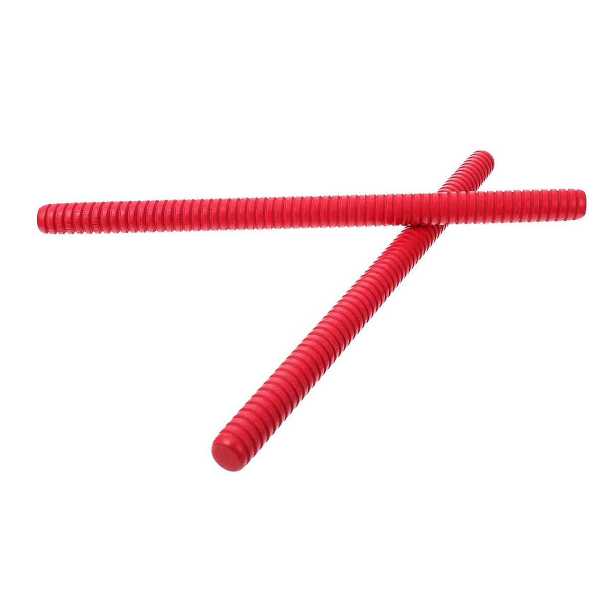 Imikeya 2 Pcs Rhythm Sticks Set  10 Red Lummi Sticks For  Wooden Musical Percussion Instruments For Creative Play And Learning