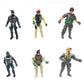 Qiandier 6 Pcs Military Team Action Soldiers Special Force Marine Recon Figure advanced Force Army
