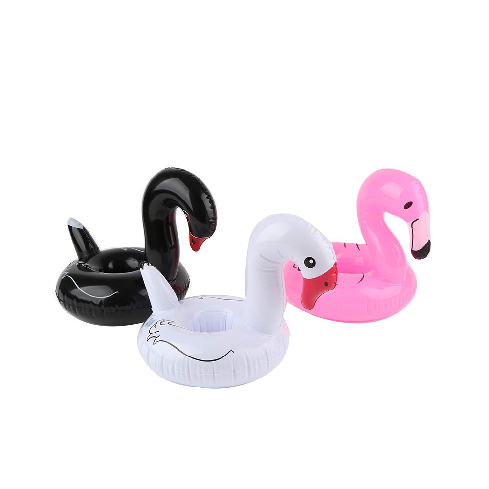 Jarcold 12 Pack Inflatable Drink Holder, Inflatable Drink Floats, 12 Different Shape Inflatable Cup Coasters For Pool Party And Kids Fun Bath Toys