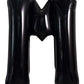 Toniful 40 Inch Large Black M Letter Balloons Jumbo Helium Balloons,Foil Mylar Big Alphabet Balloons For Birthday Party Annivers