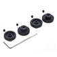 GTHELE 4pcs 48P Pinion Gear 3.175mm Set Hardened 28T 29T 30T 31T 48DP Pitch Gears RC Upgrade Part with Screwdriver