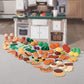 Step2 101 Piece Play Food Assortment Orange