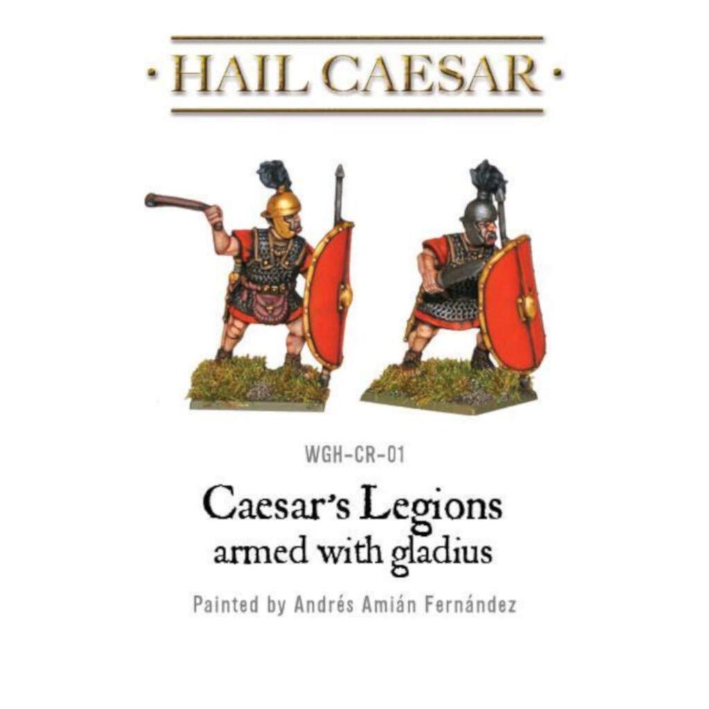 Warlord Games Hail Caesar: Caesarian Roman Legions Armed with Gladius Military Table Top Wargaming Plastic Model Kit WGH-CR-01