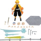 Max Factory Demon Slayer: Kimetsu no Yaiba: Zenitsu Agatsuma Deluxe Figma Action Figure  Multicolor