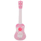 Generic Guitar Toy Pink Rabbit Early Educational Instruments 4 Strings Ukulele Toy Musical Instrument Toy Gift for Toddlers Kids