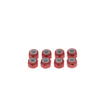 8pcs M3 3mm Wheel Hex Lock Nut Tire Nut for Ecx Ruckus Parts Ecx Torment Parts Ecx Amp Mt Upgrades Lock Nut Upgrades Ecx 2wd Hop