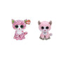 Ty 2007516 Fiona Cat Beanie Boo Pink Stuffed Animal, Multicoloured, 3.1 X 2.75 X 5.51 Centimeters