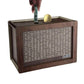 Cash Vault Wooden Savings Box,Kakeibo Money Box, Wooden Savings Box With Money Target And Numbers Best Gift For Friends (Brown,
