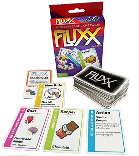 Looney Labs Fluxx Simplified Edition Card Game - Unique Rules for 2-6 Players