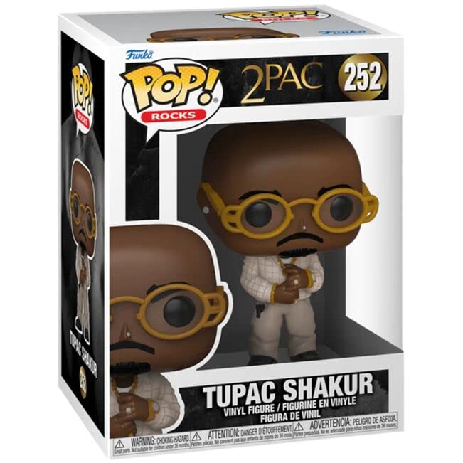 Pop Rocks: Tupac Shakur - Loyal To The Game Funko Vinyl Figure (Bundled With Compatible Box Protector Case), Multicolored, 3.75