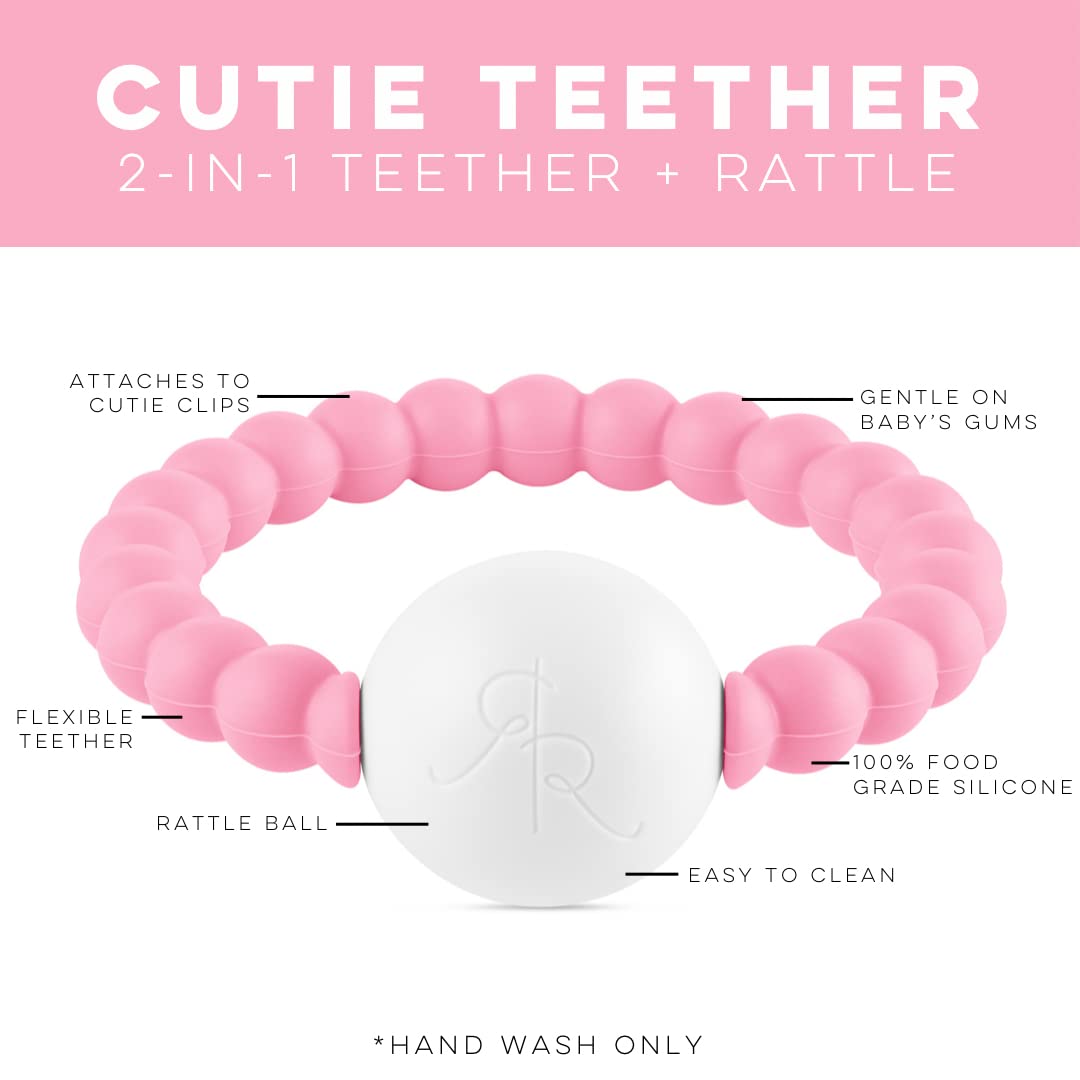 Ryan And Rose Cutie Teether Rattle (Taffy)