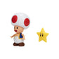 Super Mario 4-Inch Acation Figures Toad With Star