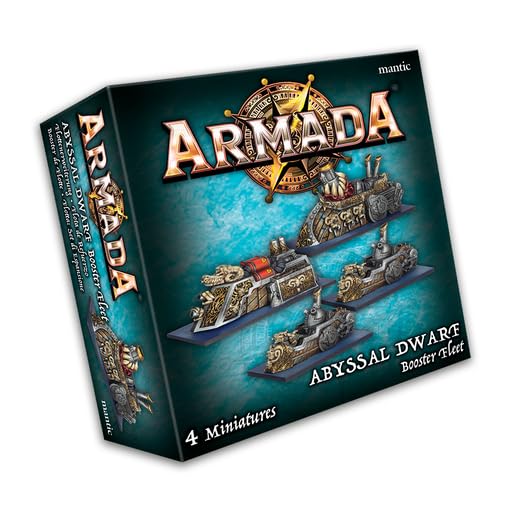 Mantic Games. Armada Abyssal Dwarf Booster Fleet. MGARK102. Unassembled and unpainted