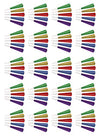 Beistle 100 Piece Happy New Year   S Eve Party Favors Horns Birthday Noise Makers, 9''