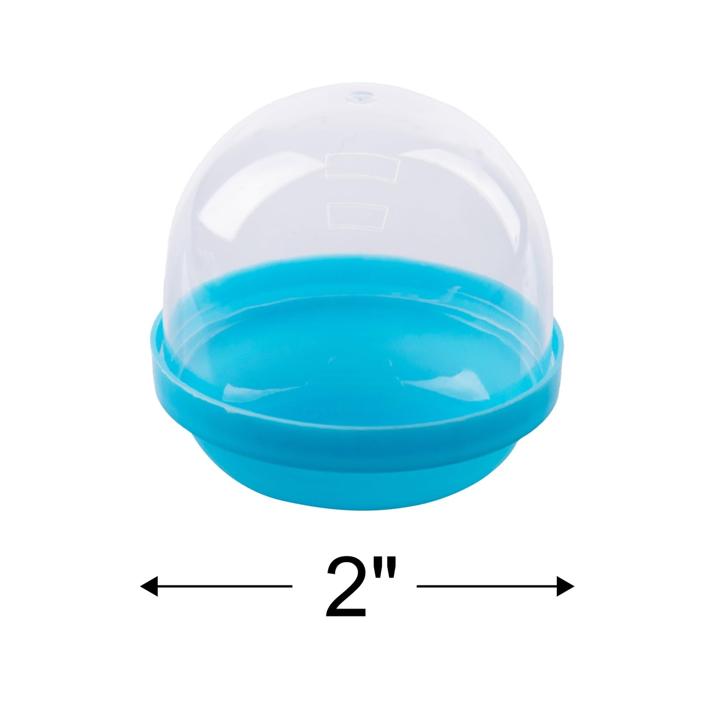 Vending Machine Capsules - Set of 75 - 2 Inch Gumball Machine Capsules for Mini Toys, Gifts, Jewelry, and Trinkets, Colorful Bir