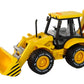 Crackles Jumbo Excavator Bulldozer Toy 2-In-1 Construction Trucks Realistic Engineer Vehicle Friction Powered Toys With Light An
