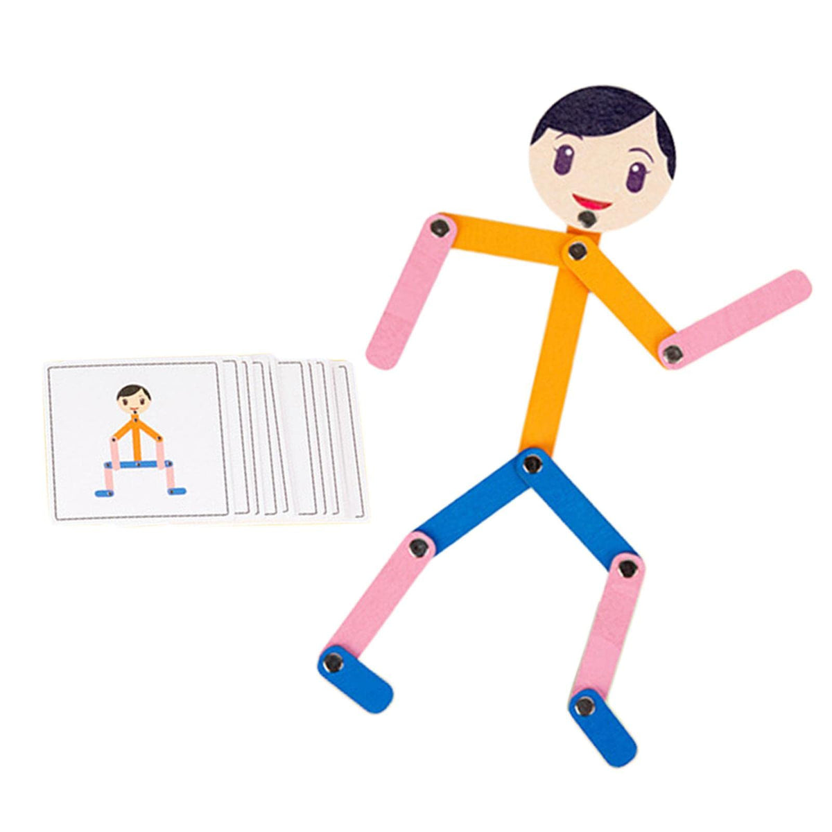 Ilsmysutra Wooden Jigsaw Puzzle Toys Montessori Human For Educational Toys Kids Boys|Toys For Baby|Developmental Baby Toys