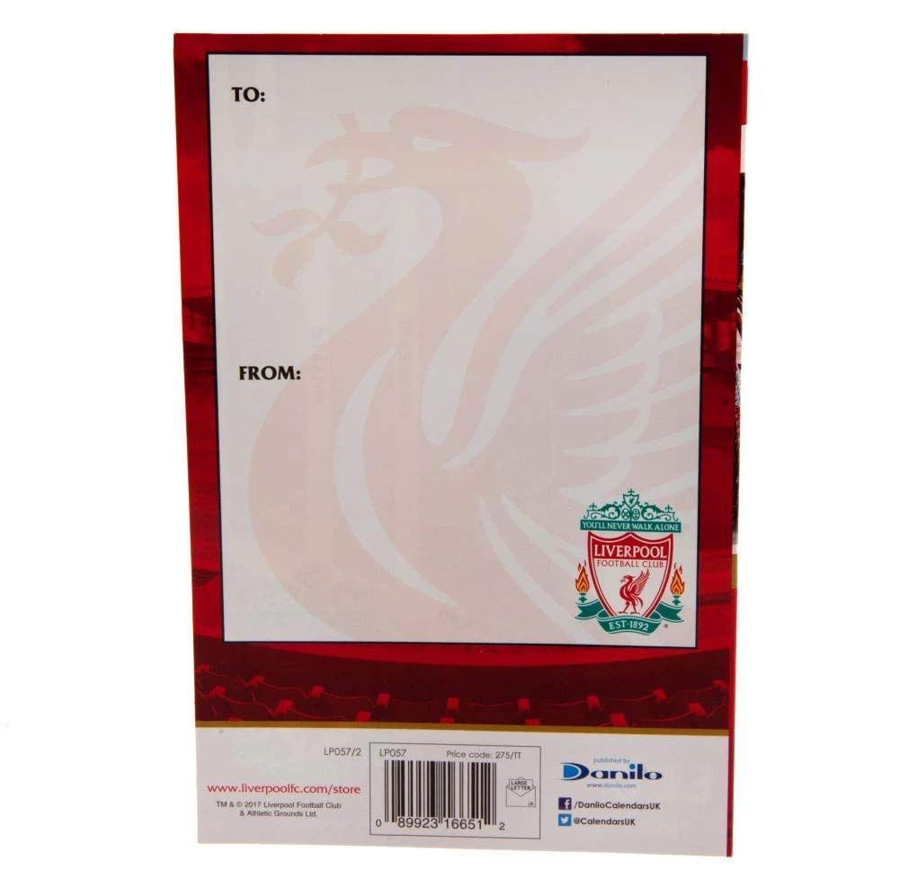 Liverpool F.C. Happy Birthday Card Liverpool Fc, Liverpool Football Club Birthday Card, Happy Birthday Liverpool Card, Multi, One Size, B01Bcplv