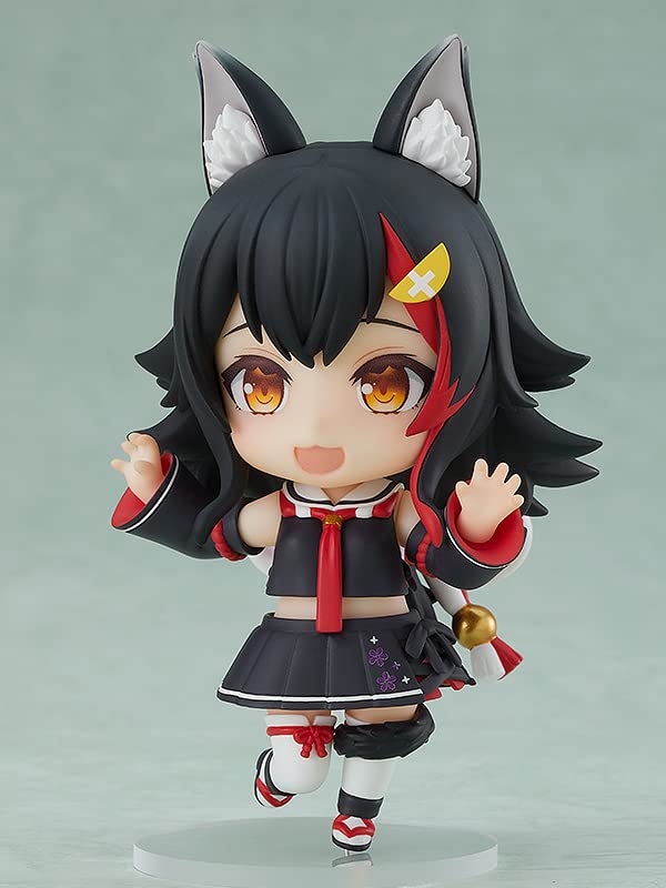 Good Smile Hololive Production: Ookami Mio Nendoroid Action Figure, Multicolor