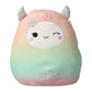 Squishmallows Kellytoy 2022 7 ' ' Holiday Yeti - Includes Stickers, Multicolor