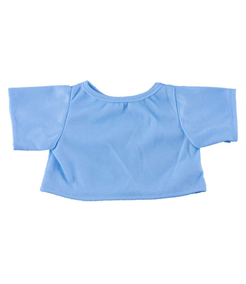 Light Blue T-Shirt Outfit Teddy Bear Clothes Fits Most 14''-18'' Build-A-Bear And Make Your Own Stuffed Animals