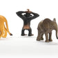 Schleich Wild Life Africa Starter Set - 4-Piece Wildlife Animal Set For Ages 3+, Featuring, Zebra, Elephant Calf, Lion, Chimpanz