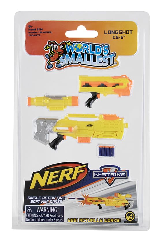 Worlds Smallest Nerf Elite 2.0 Blasters