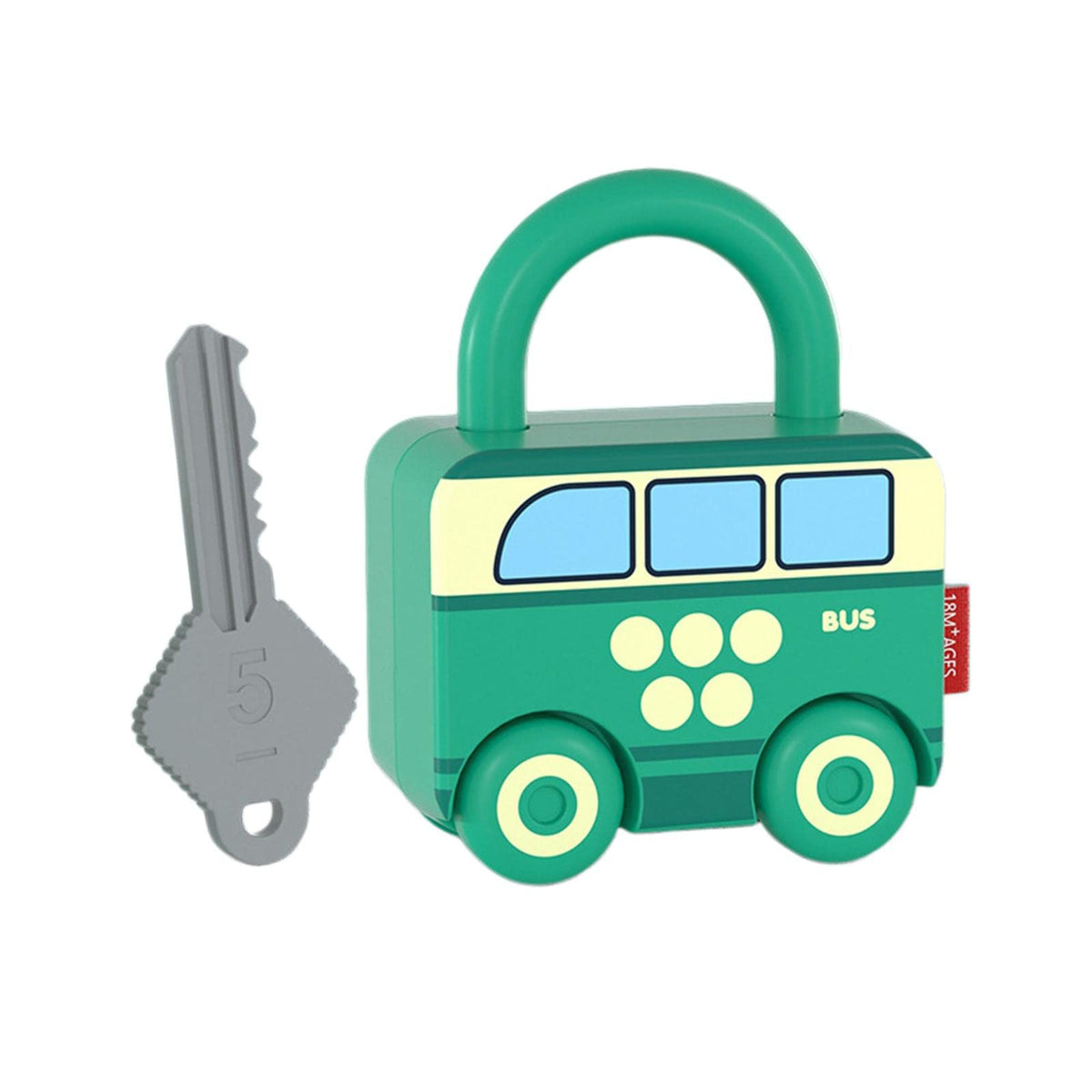 Kraft & Klay Lock And Key Car Toy Montessori Matching Game For Toddlers  Preschool Skill Learning Vehicle Puzzle With Keys, Fin