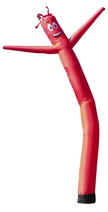Red 20Ft Tall Inflatable Tube Man Air Powered Waving & Dancing Puppet For Outdoors (Puppet Attachment Only) | Feather Flag Natio