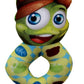 Dtr Creation Soft Plush Frog Rattle Junjuna Toy ? RingShaped Animal Baby Rattle For Newborns & Infants ? Colorful, Lightweight 