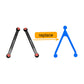 CODA RACING Aluminum High Clearance Links Set&Steering Rod Tie for 1/24 AXIAL SCX24 Jeep Gladiator AXI00005 Upgrades RC Crawler