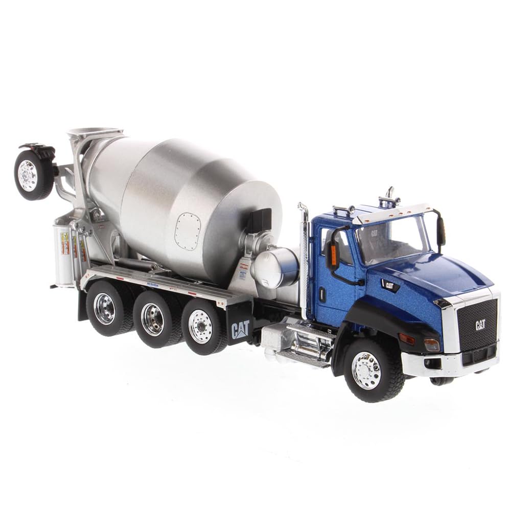Diecast Masters Caterpillar CT660 Day Cab Tractor w/McNeilus Concrete Mixer | Transport Series Cat Trucks & Construction Equipment | 1:50 Scale Model Diecast Collectible | Diecast Masters Model 85664