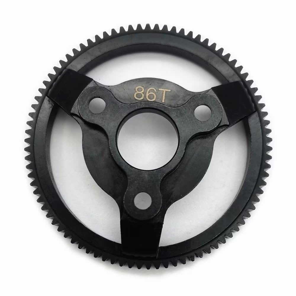 Hard Steel Spur Gear 86T 48P for Models with Torque Control Slipper Clutch for Traxxas Bandit Slash Rustler Stampede 4686