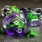 Sage's Portal Animal Familiars Resin DND Dice Set Polyhedral Dice Set for Dungeons and Dragons RPG Pathfinder Tabletop TTRPG (Gr