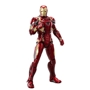 Hiplay Zd Toys Collectible Figure Full Set: Anniversary Series Non-Luminous Version: Iron Man Mk46 (1906-46), 1:10 Scale Miniatu