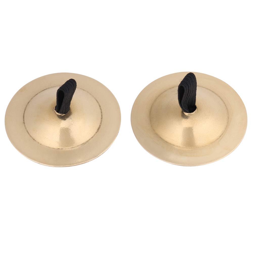 Smooth Texture Belly Dance Zills, Brass Finger Cymbal, For Belly Dance