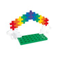 Plus-Plus 9603287 Ingenious Construction Toy, Big Pegboard, Green/White, 2 Pieces, Large