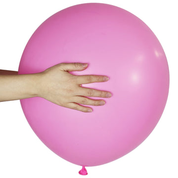 Pink Balloons 18 Inch 12 Pack Large Latex Party Balloons Round Helium Balloon For Girl Birthday Party Baby Shower Gender Reveal