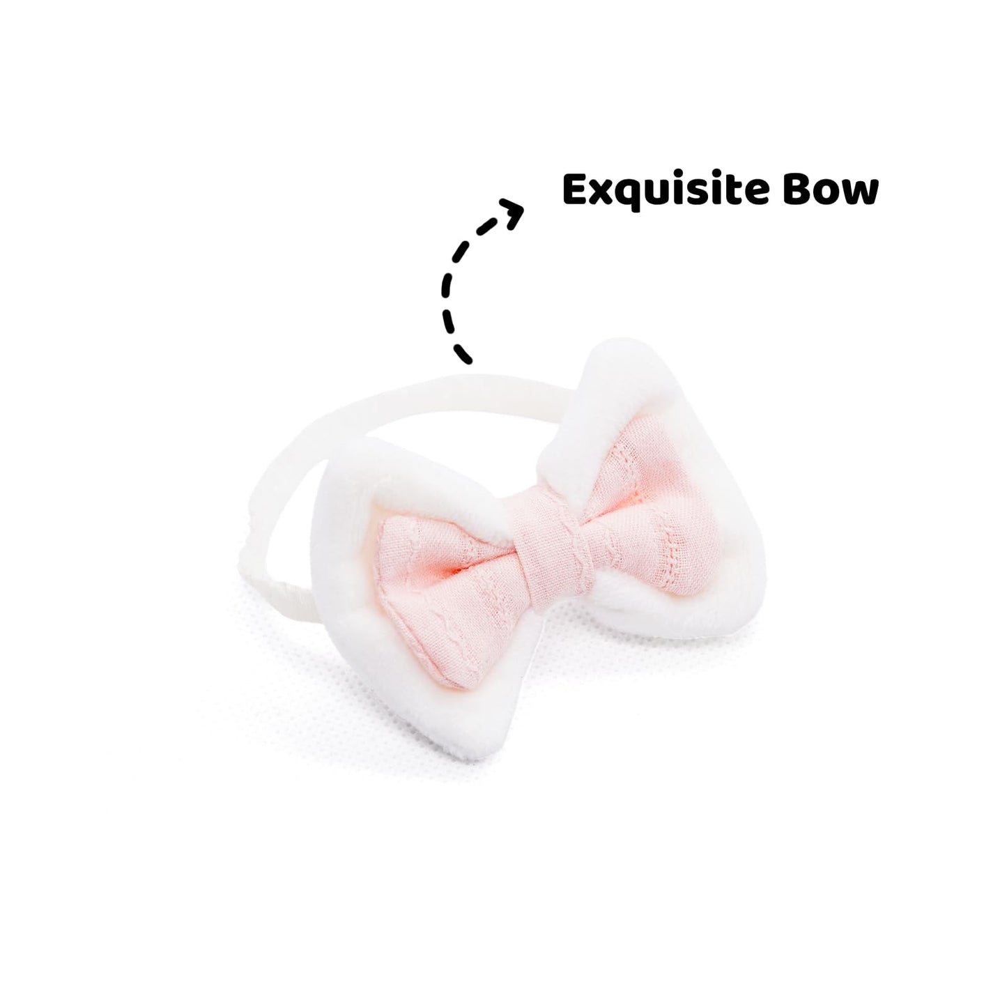 LYBHYQTII Clothes for 17cm Dolls Pink Cute Style 3 Piece Set Including a Bow  Dress and Rabbit Bag  Fashion Dolls Outfit with enhanced Dolls Accessories for Play & Display - No Doll