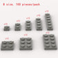 Classic Building Plate Assortment Pack, 100Pcs Dark Gray Bulk Plates With 8 Size Building Plate Base Plate, Compatible With Lego