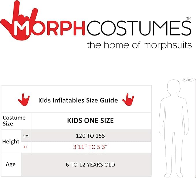Morph Blue Sumo Wrestler Inflatable Costume For Kids Inflatable Costume Sumo Wrestling Suit For Kids Halloween Costume Kids