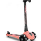 Scoot & Ride Stand-Up Push Scooter For Children Ages 3-6, Highwaykick 3, Peach