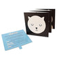 Shumee Black And White Flash Cards For Newborns | (01 Year) | High Contrast Baby Visual Stimulation Cards | Double Sided Sensor